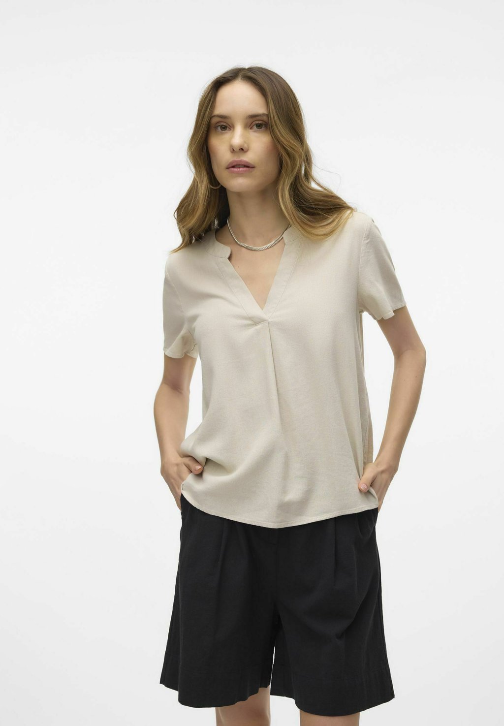 

Блуза VMMYMILO Vero Moda, серебряный