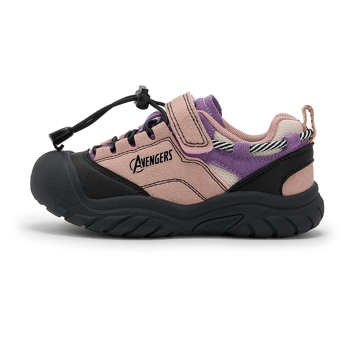 

Коллекция «Мстители»: амортизирующие и износостойкие кроссовки с низким верхом для детей. Disney, розовый