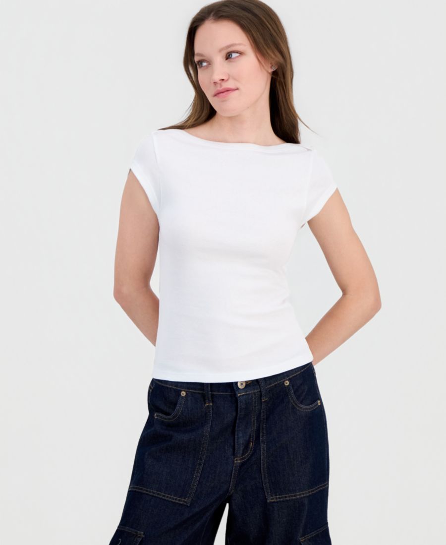 

Детская хлопковая футболка с вырезом-лодочкой и короткими рукавами Derek Heart, Bright White, Белый, Детская хлопковая футболка с вырезом-лодочкой и короткими рукавами Derek Heart, Bright White