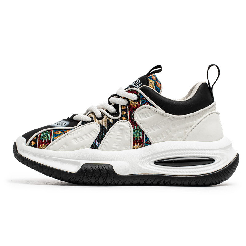 

Boogie Bear Амортизирующие, износостойкие, дышащие, легкие, увеличивающие рост низкие кеды мужские бело-черные, цвет White Black