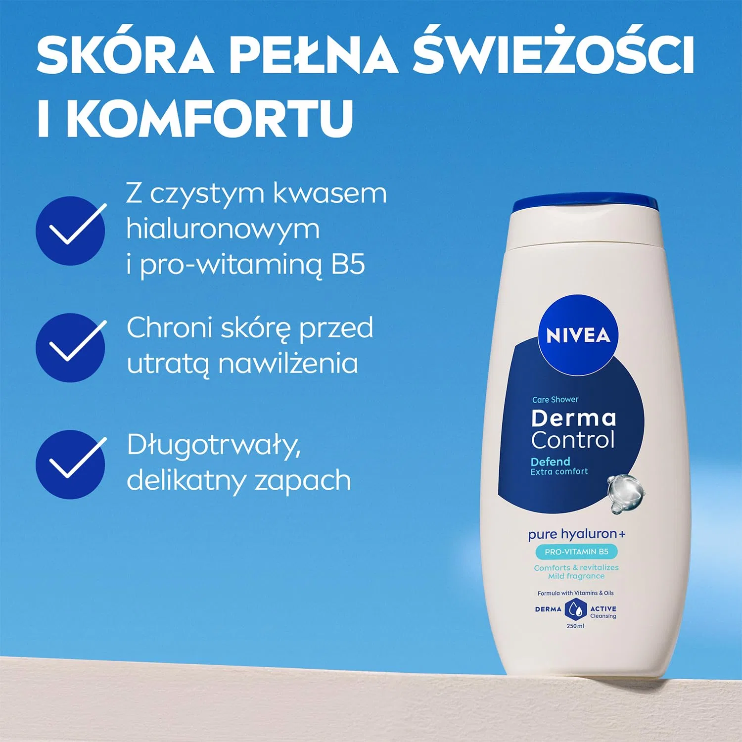 Питательный гель для душа «Derma Control Defend» от NIVEA ‎Nivea — фото 2