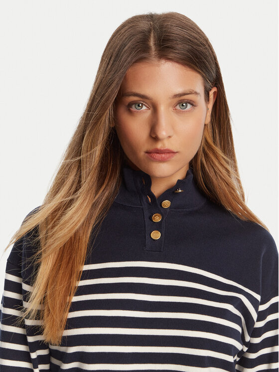 Свитер regular fit WW0WW47467 Tommy Hilfiger, синий — фото 4