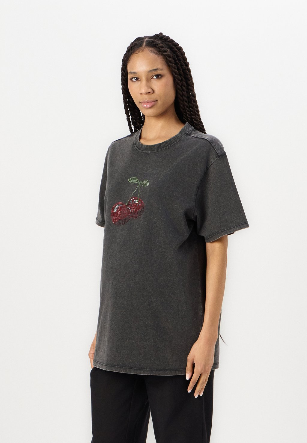 

Футболка с принтом OLMWENDY OVERSIZE TEE ONLY MATERNITY, черный