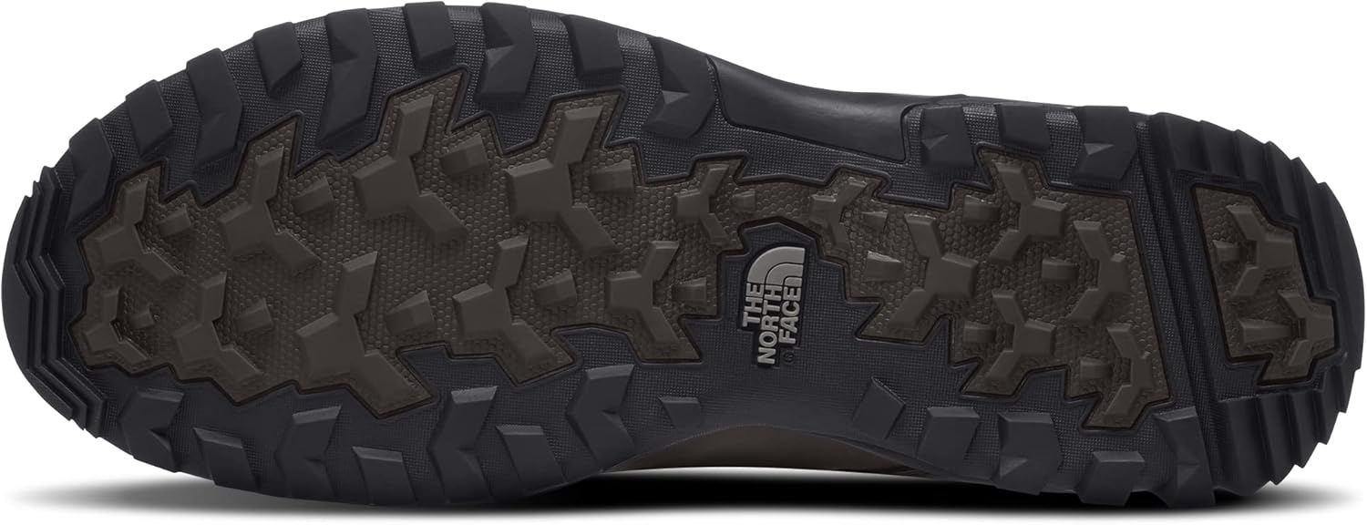 Мужские водонепроницаемые утепленные походные ботинки The North Face Storm Strike III, Теплый утеплитель и резиновая подошва, черный/коричневый — фото 4