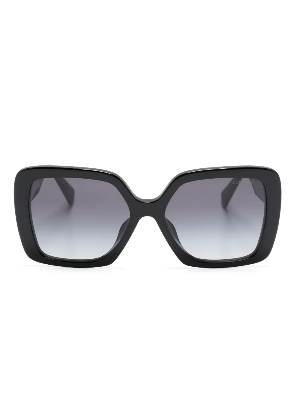 

Солнцезащитные очки в массивной оправе с логотипом Miu Miu Eyewear, черный