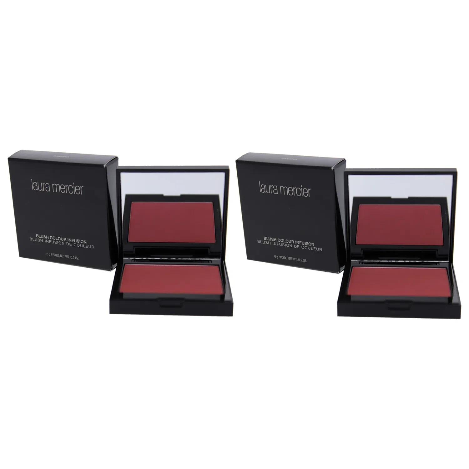 Румяна Blush Colour Infusion - Sangria от Laura Mercier для женщин - 0,2 унции (0,2 унции) - упаковка из 2 штук, красный — фото 4