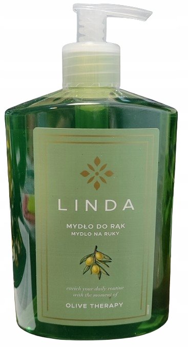 

Жидкое мыло Linda Creamy Olive с дозатором для рук и тела 0,5 л