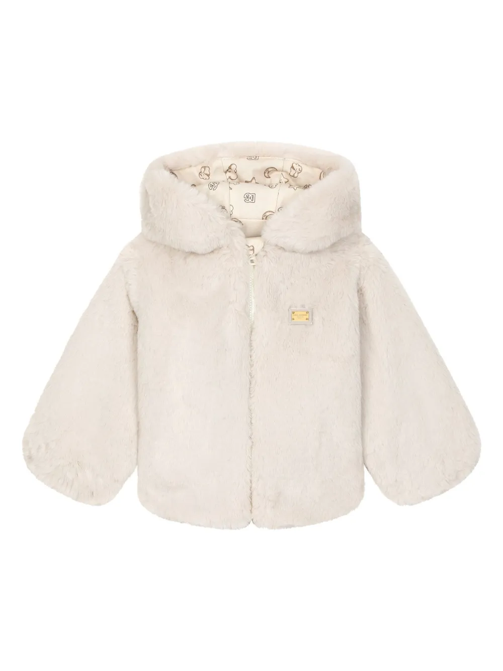 

Куртка с ушками Dolce & Gabbana Kids, нейтральный