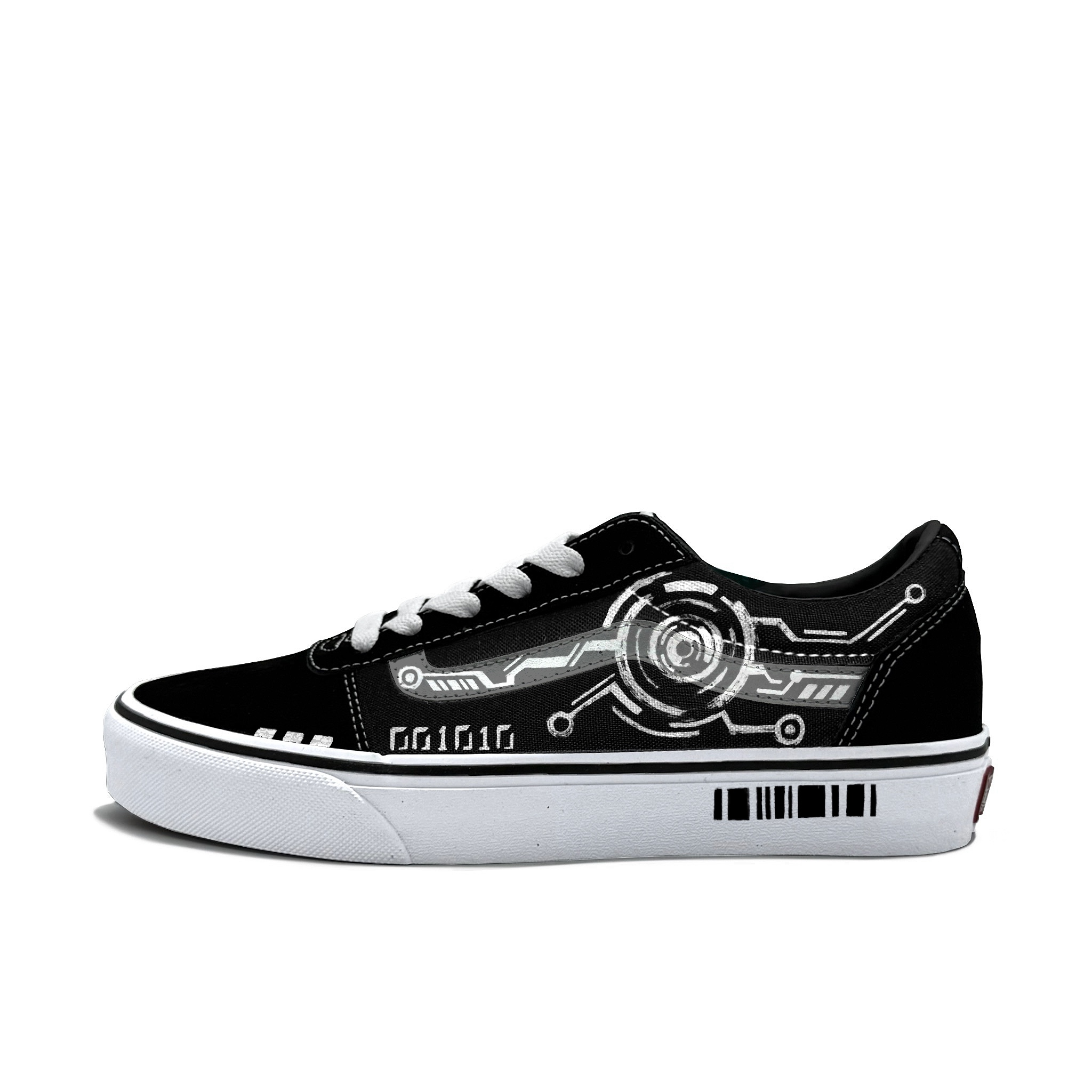 

Мужские износостойкие низкие кроссовки для скейтбординга Ward Vans, White