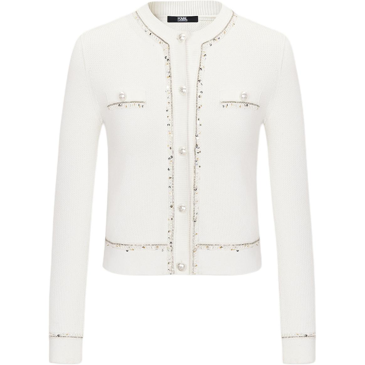 

KARL LAGERFELD SS24 Трикотаж Женская Белая KARL LAGERFELD / Karl Lagerfeld Jeans
