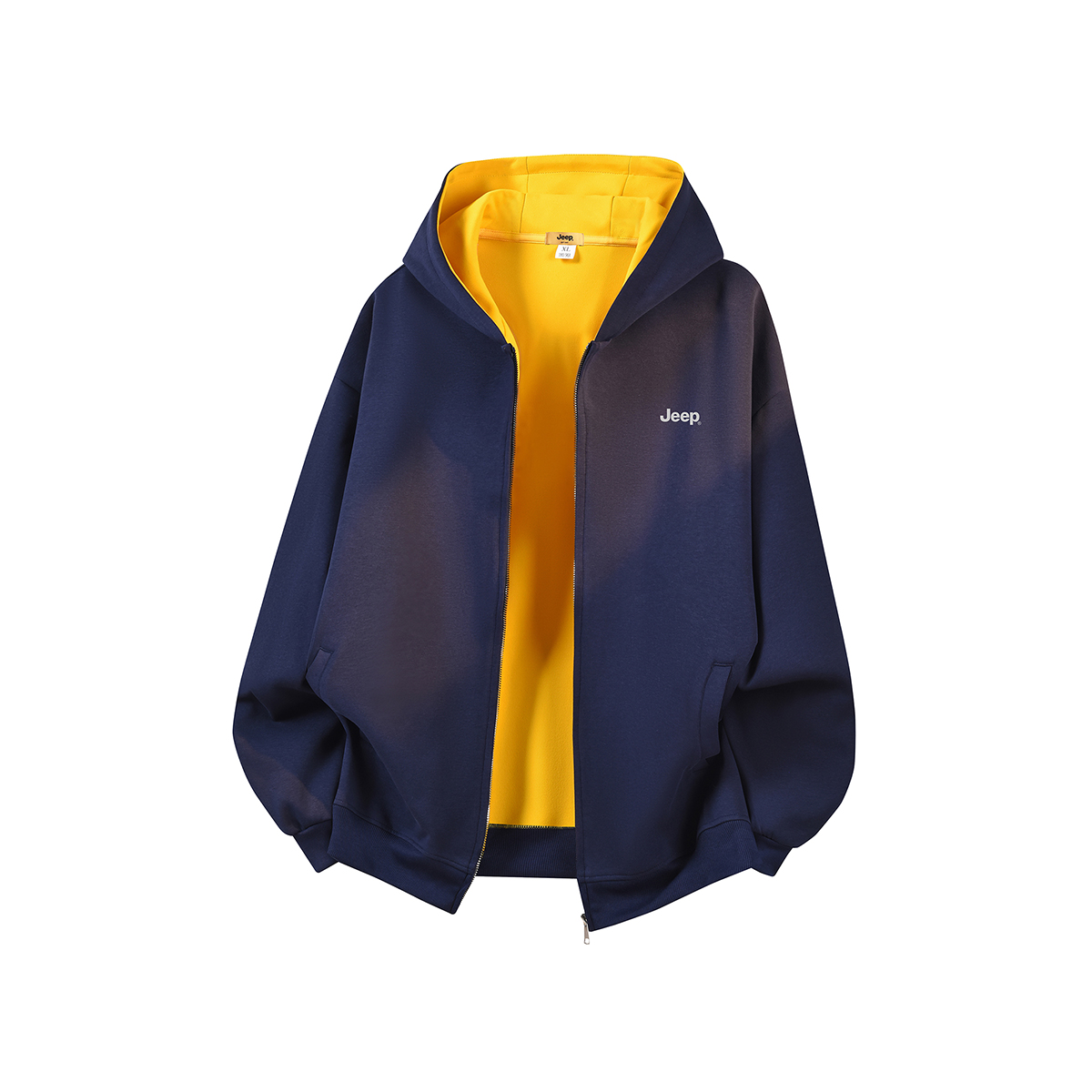 

Толстовка Unisex Hooded Moderate Regular Jeep, темно-синий