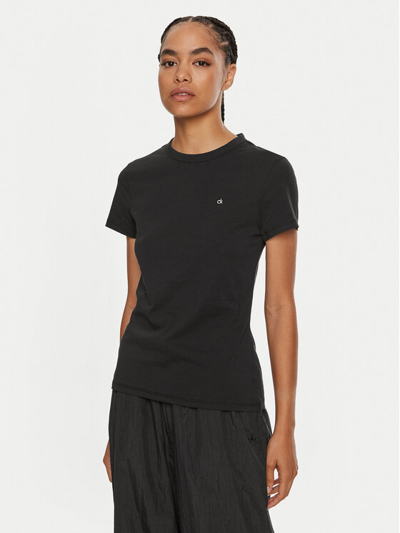 

Футболка slim fit Emb Graphic K20K208061 Calvin Klein, черный