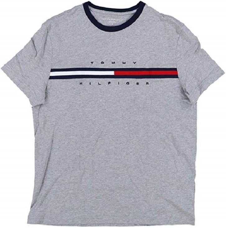 

Мужская футболка с коротким рукавом и логотипом Tommy Hilfiger, Gray
