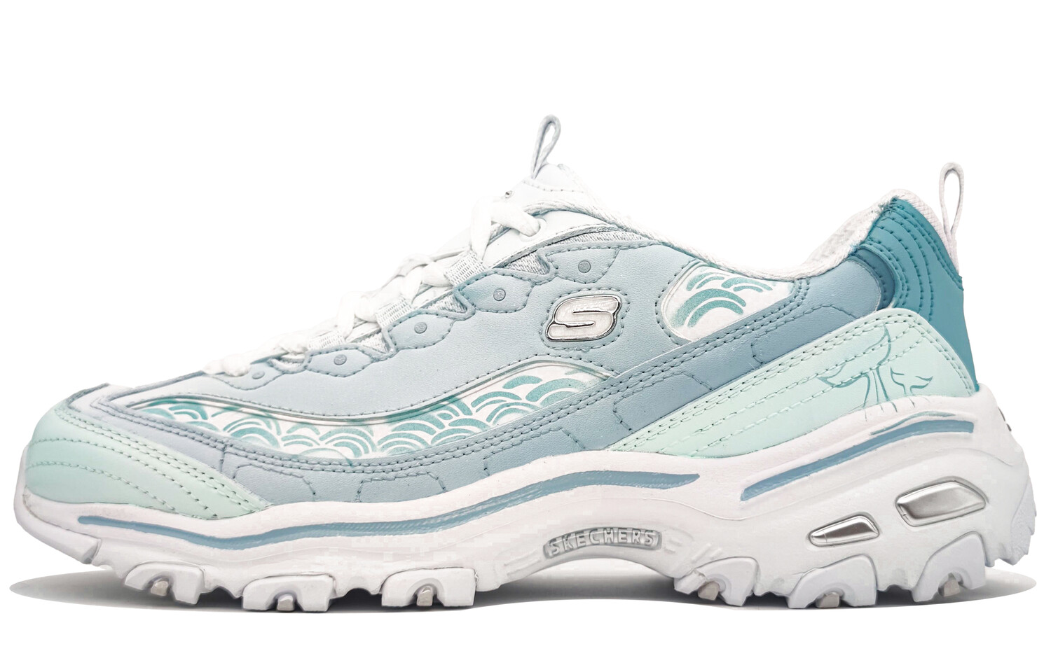 

Кроссовки Skechers Chunky Sneakers Women's Low-top Cyan, синий