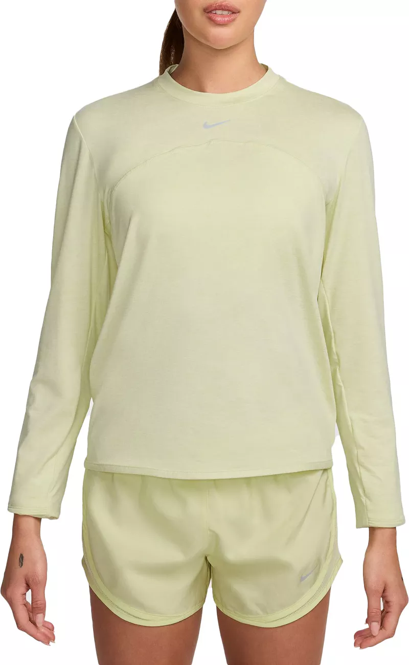 

Женская беговая футболка Nike Dri-FIT Swift Element UV, цвет Life Lime