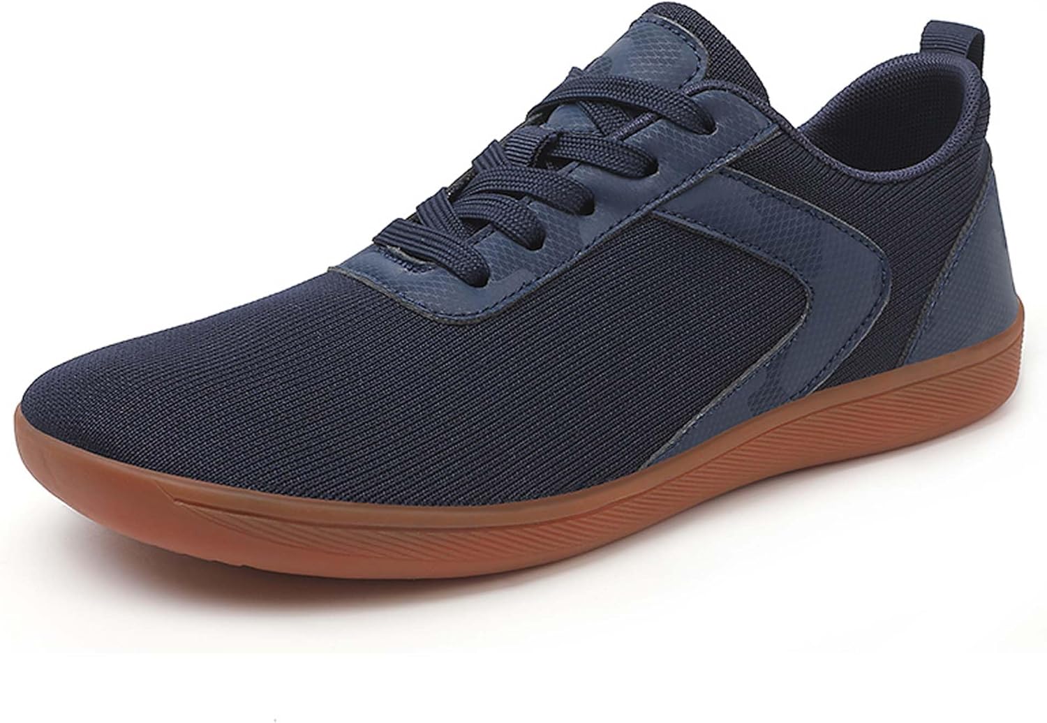 

Широкие минималистичные туфли/Мужские удобные широкие босоножки/Женские повседневные прогулочные фитнес-кроссовки/Обувь с нулевым перепадом/Горные кроссовки для офф-роуд и велоспорта Usoway, синий