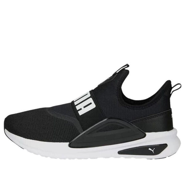 

Кроссовки softride enzo evo slip-on 'black white' Puma, черный