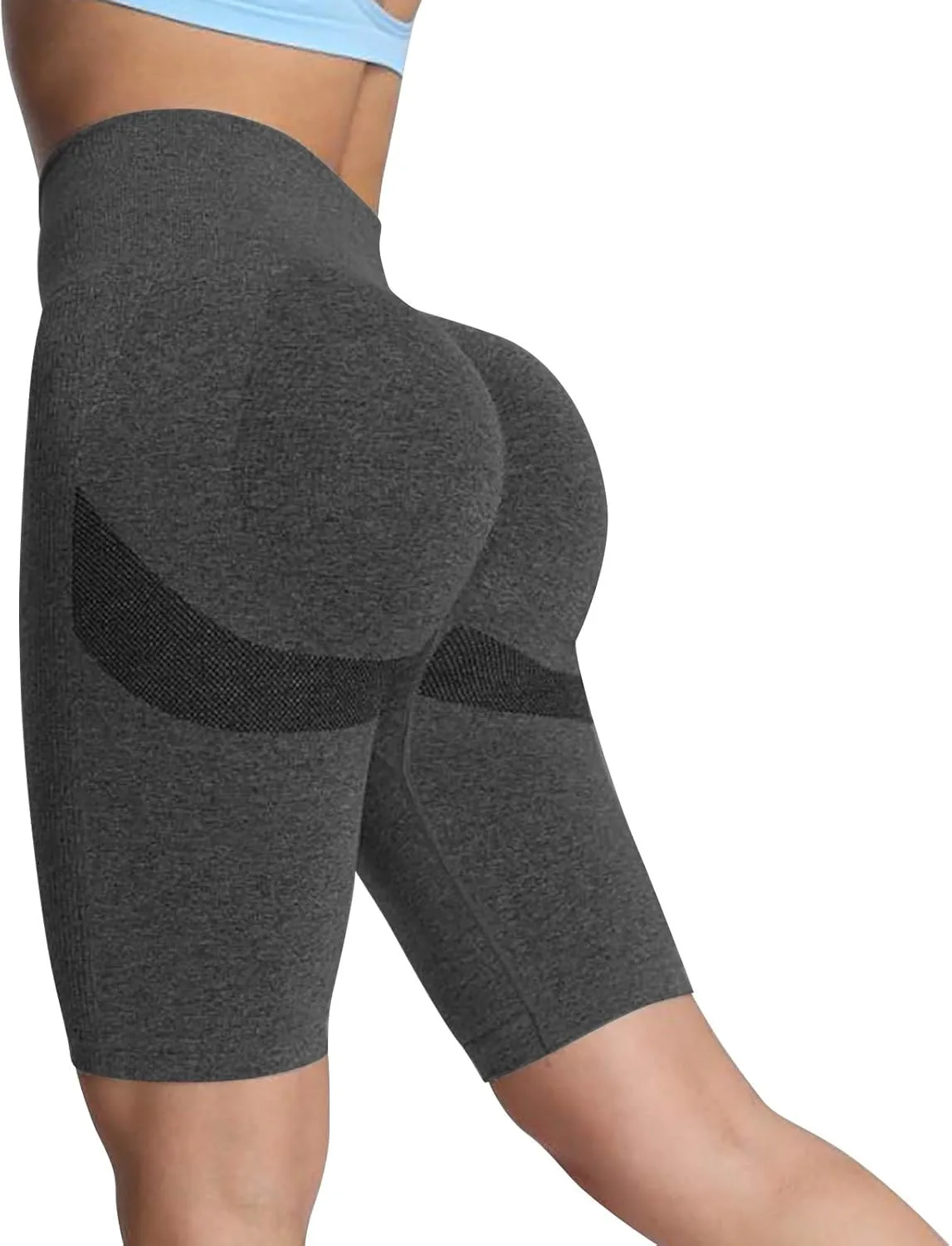 

Женские шорты для велоспорта High Waisted без переднего шва для йоги и фитнеса NATHGAM