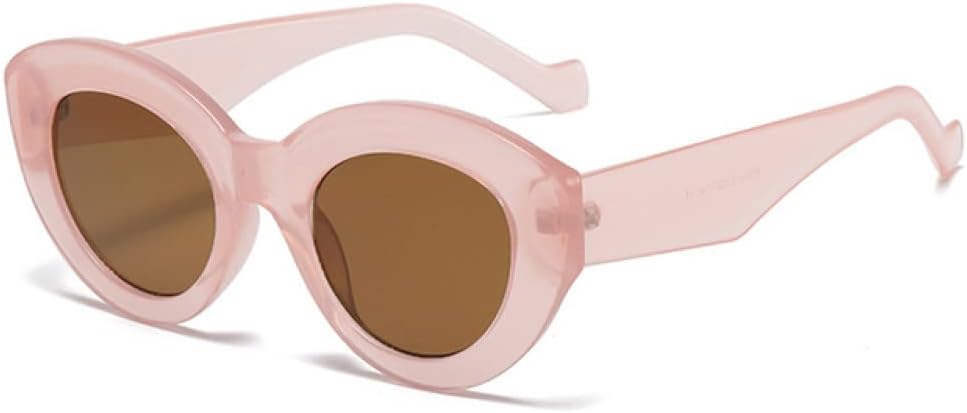 

Популярные модные солнцезащитные очки большого размера «кошачий глаз» для женщин, ретро-очки с леопардовым принтом, солнцезащитные очки UV400 для мужчин, трендовые овальные солнцезащитные очки generic, Pink Tea