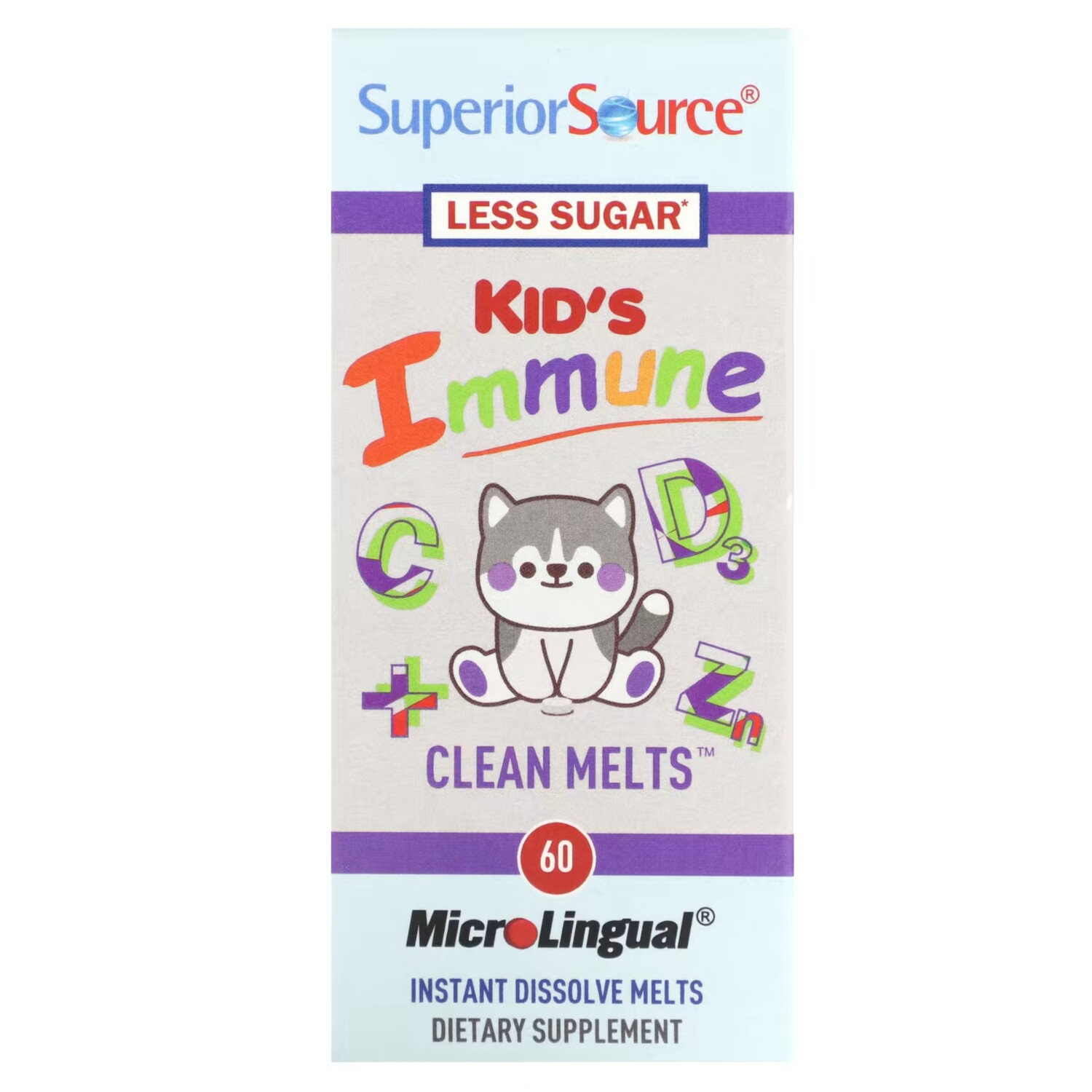 

Добавка Superior Source Kid's Immune Clean Melts, 90 шт