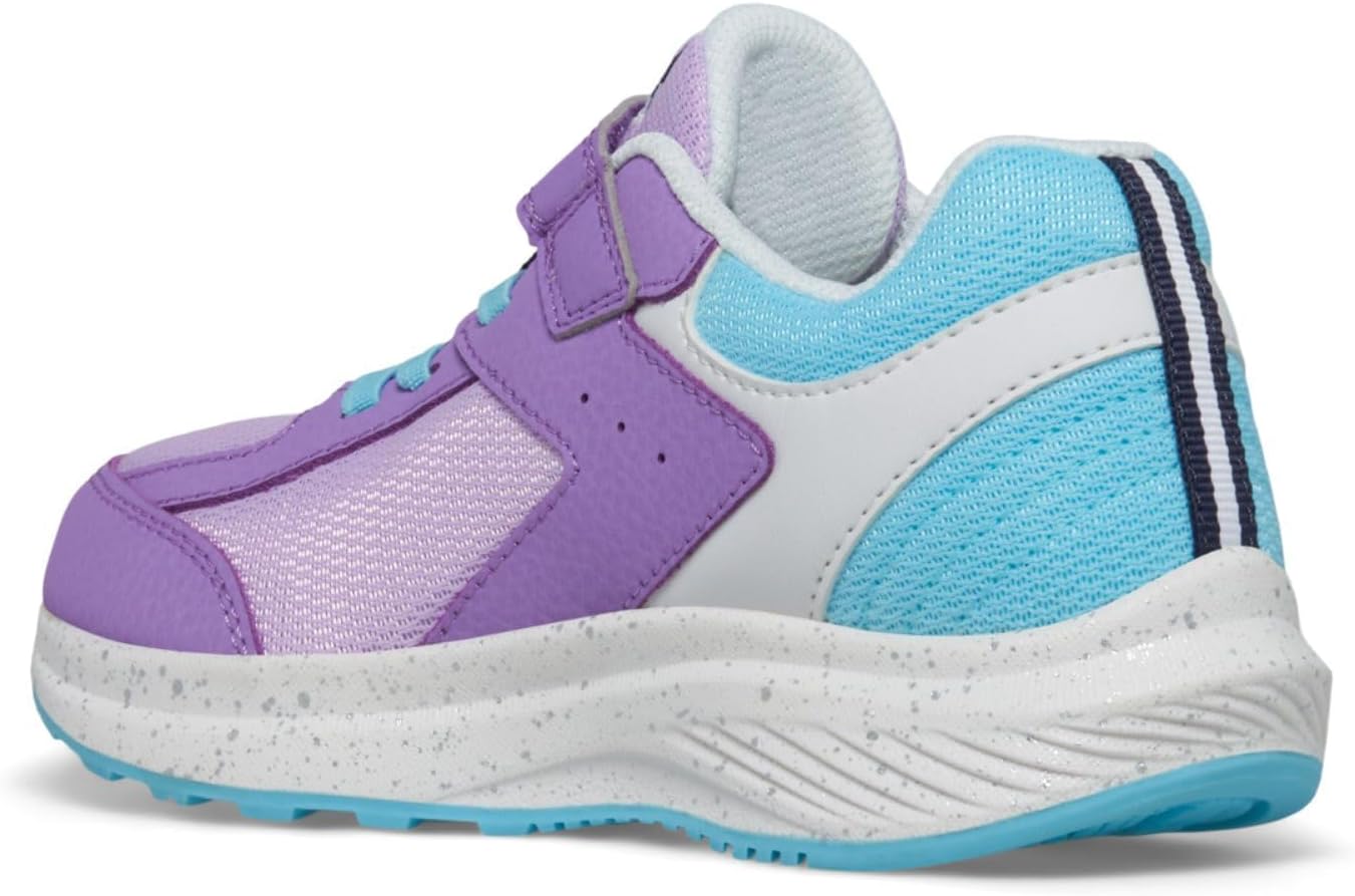 Детские кроссовки Saucony Cohesion с альтернативной застежкой для детей и подростков, синий/фиолетовый — фото 4