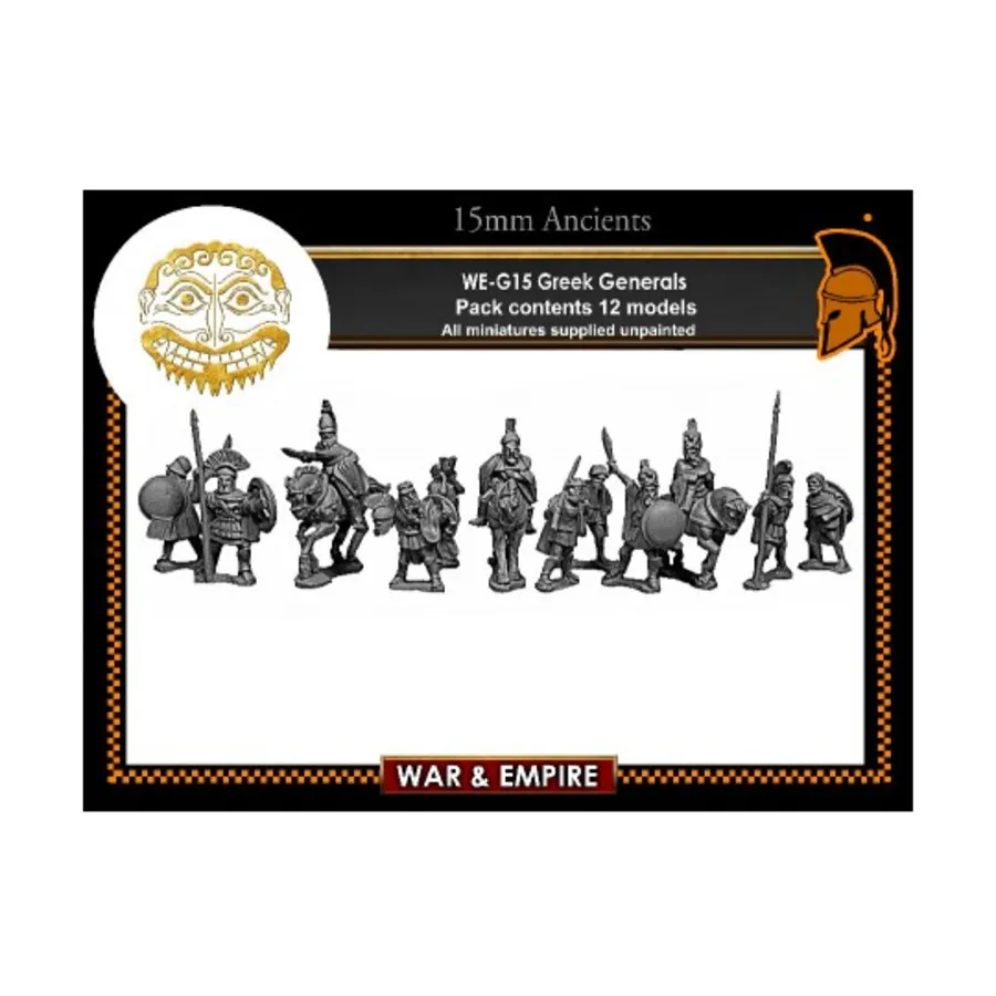 

Греческие генералы, War & Empire - Ancient Miniatures - Greek (15mm)