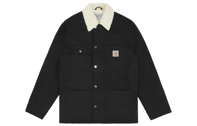 

Carhartt WIP Пальто с бархатистой текстурой Men's Black, Black