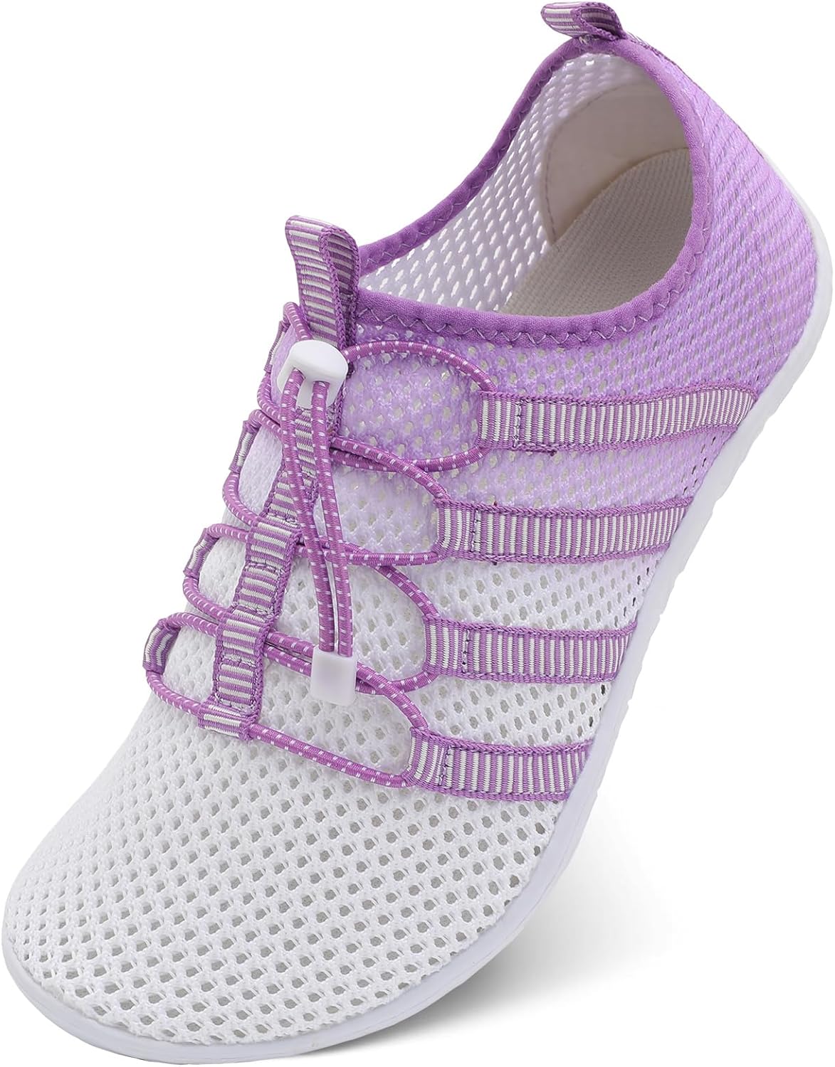 

Кроссовки для активного отдыха JIASUQI для походов, пляжа и воды, босоножки-аква-обувь для плавания и спорта, прогулочные кроссовки для женщин и мужчин, белый/фиолетовый