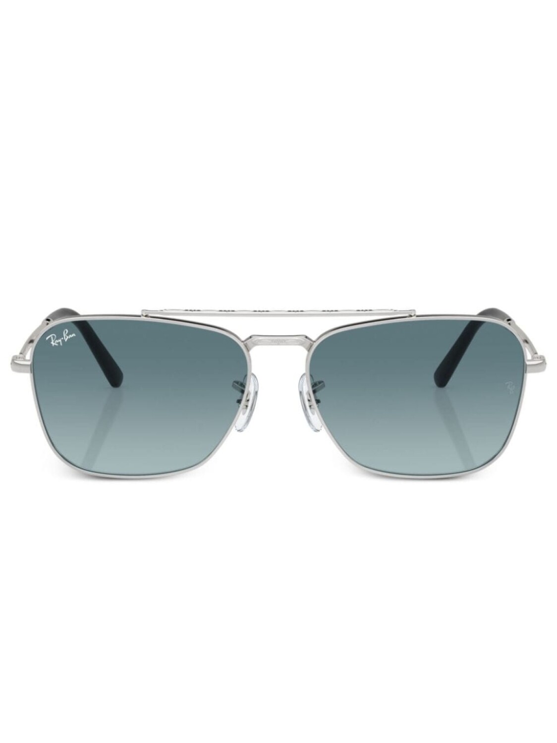 

Солнцезащитные очки New Caravan в квадратной оправе Ray-Ban, серебристый
