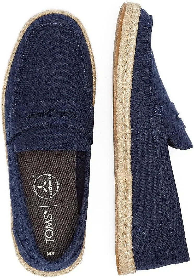 Мужские туфли TOMS Stanford Rope, Navy Slubby Fabric — фото 3