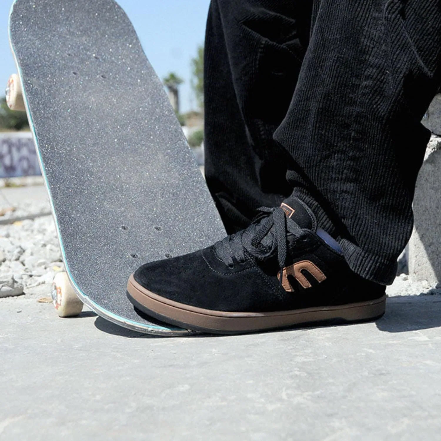 Мужские кроссовки для скейтбординга Etnies 4102000144-367, Black Brown — фото 2
