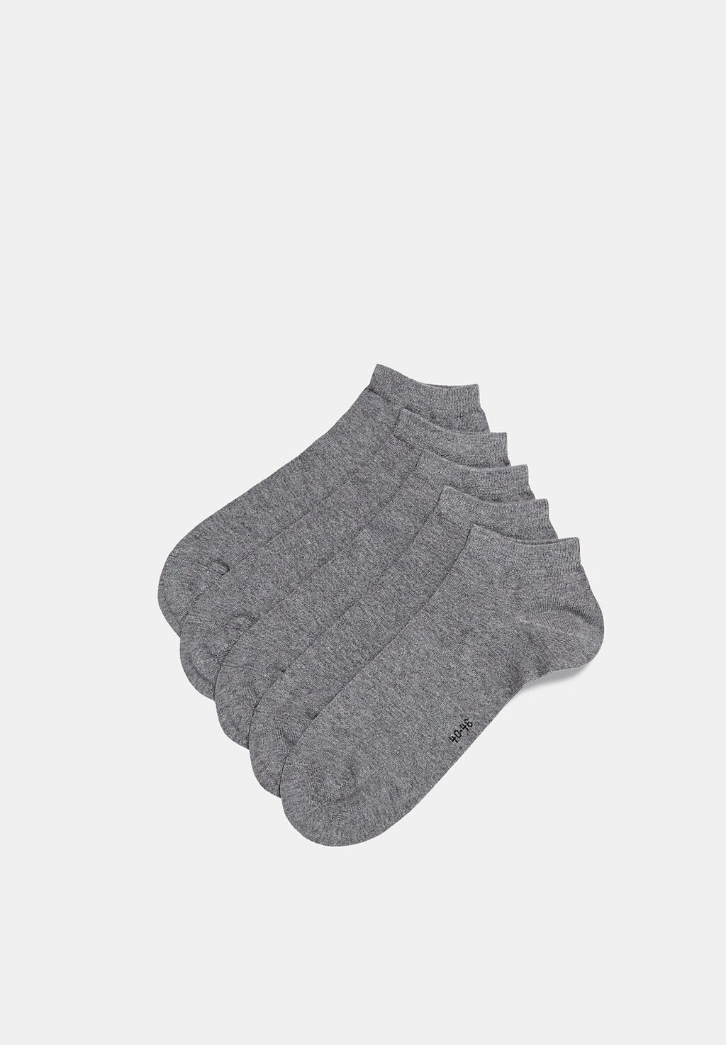 

Носки SOLID 5-PACK UNI Esprit, цвет Mottled Light Grey
