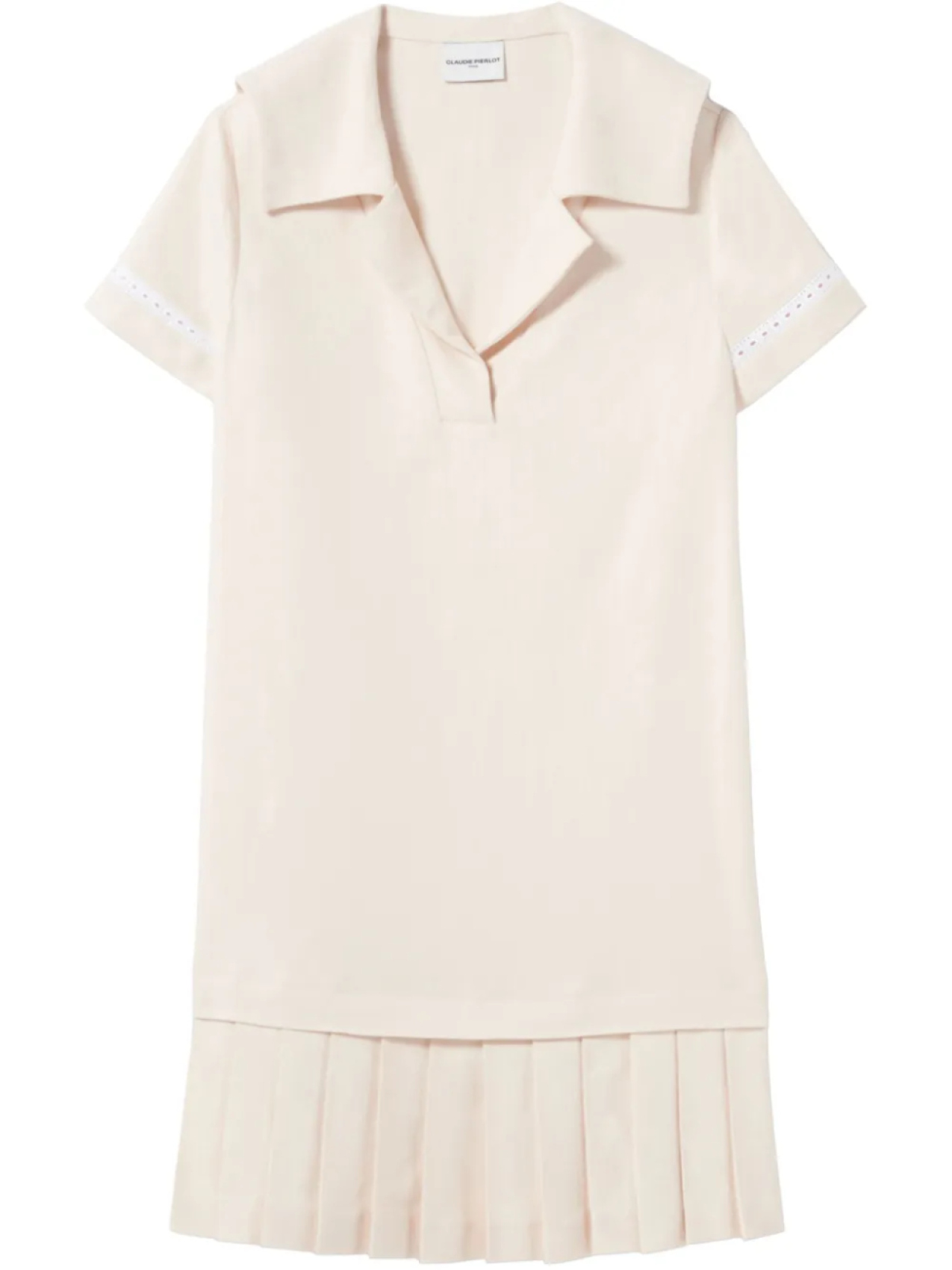 

Платье мини с перфорацией Claudie Pierlot, нейтральный