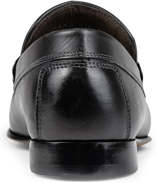 Мужские кожаные лоферы Donald Pliner Dannie Slip-On - с приподнятым каблуком, классические туфли-лоферы для мужчин, стелька из пены с эффектом памяти, кожаная обувь для мужчин Donald J Pliner, черный — фото 3