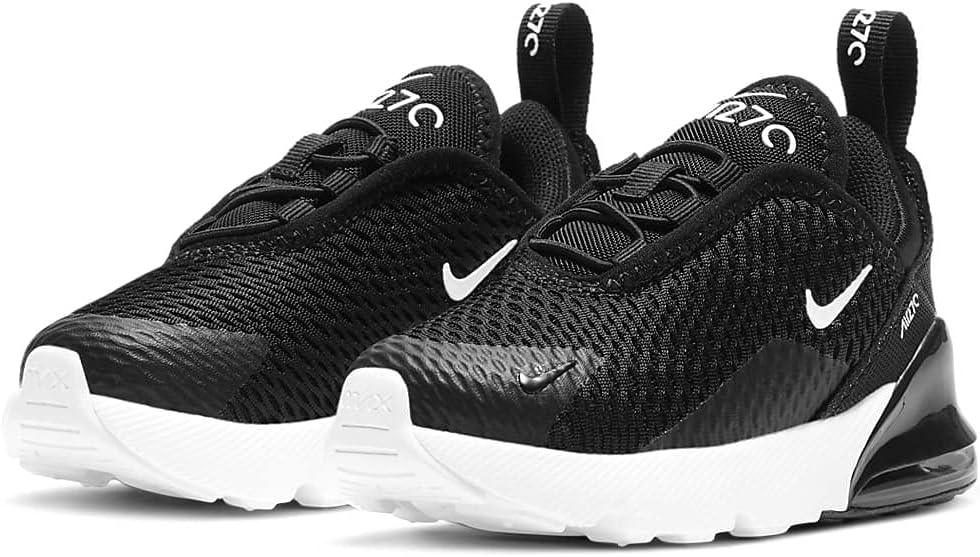 Кроссовки Nike Air Max 270 для детей, белый/черный — фото 3