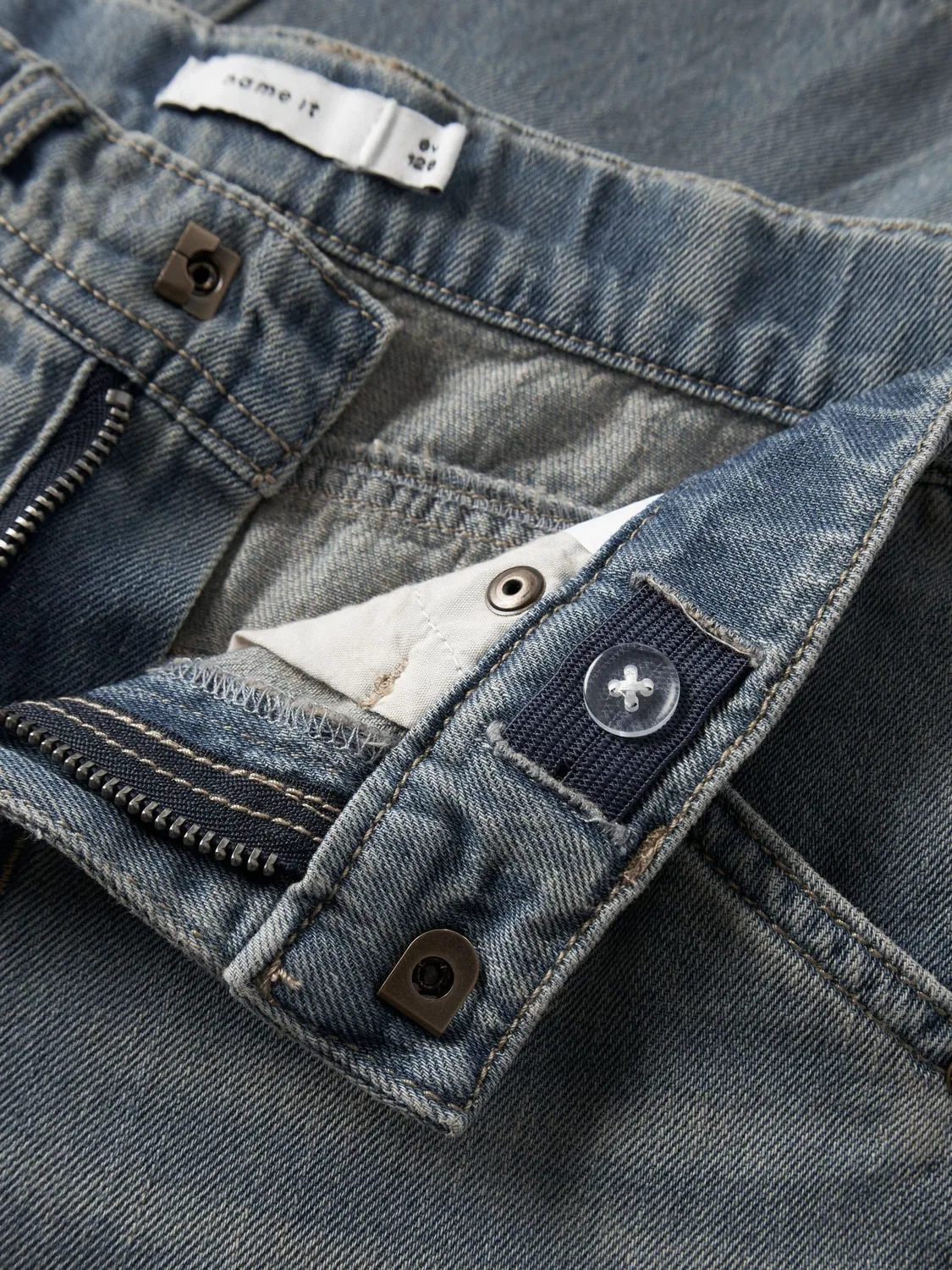 Бермуды джинсовые Name it, vintage medium blue denim — фото 4