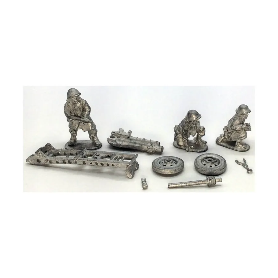 

Американская противотанковая ранцевая гаубица с отличным экипажем № 2, WWII Miniatures - American - Loose Miniatures (Company B)