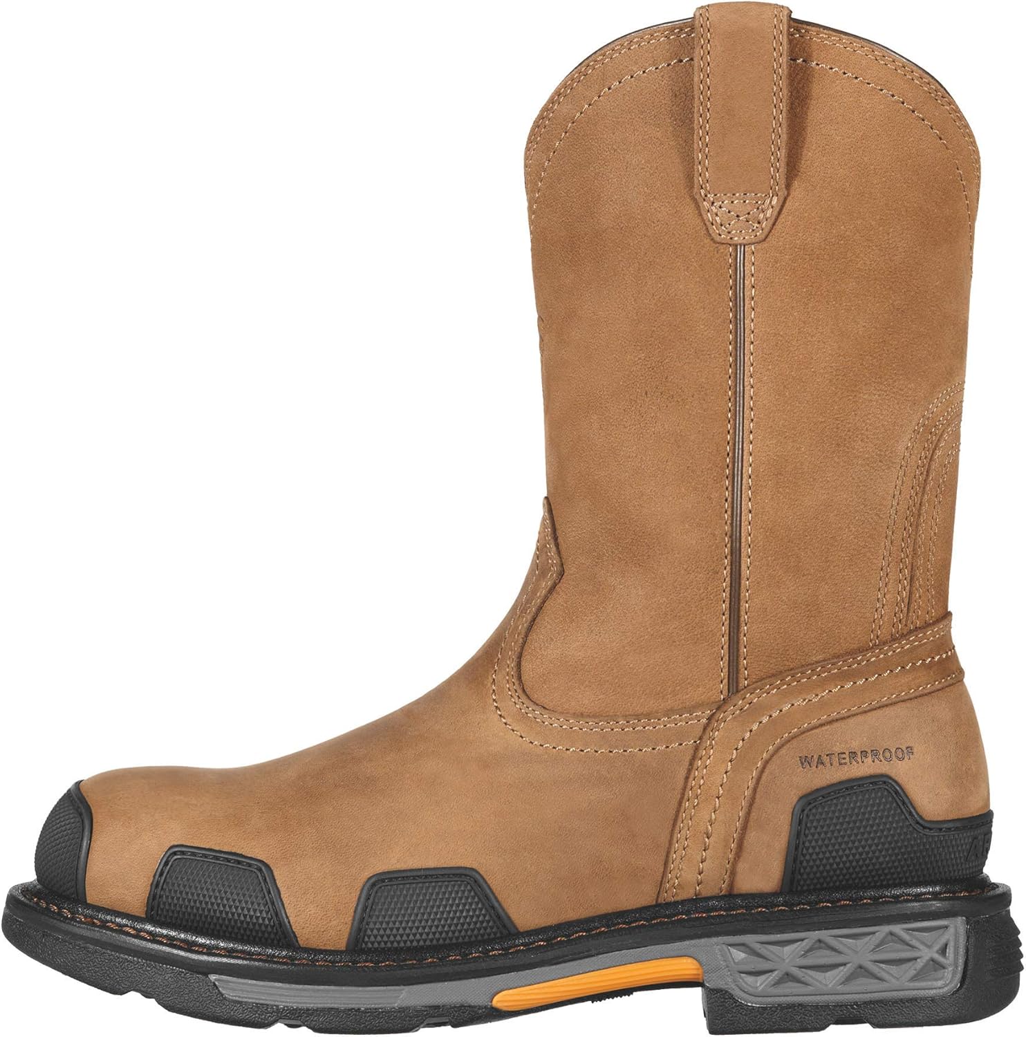 Мужские ботинки Ariat Overdrive с водонепроницаемым верхом и композитным носком, коричневый — фото 3