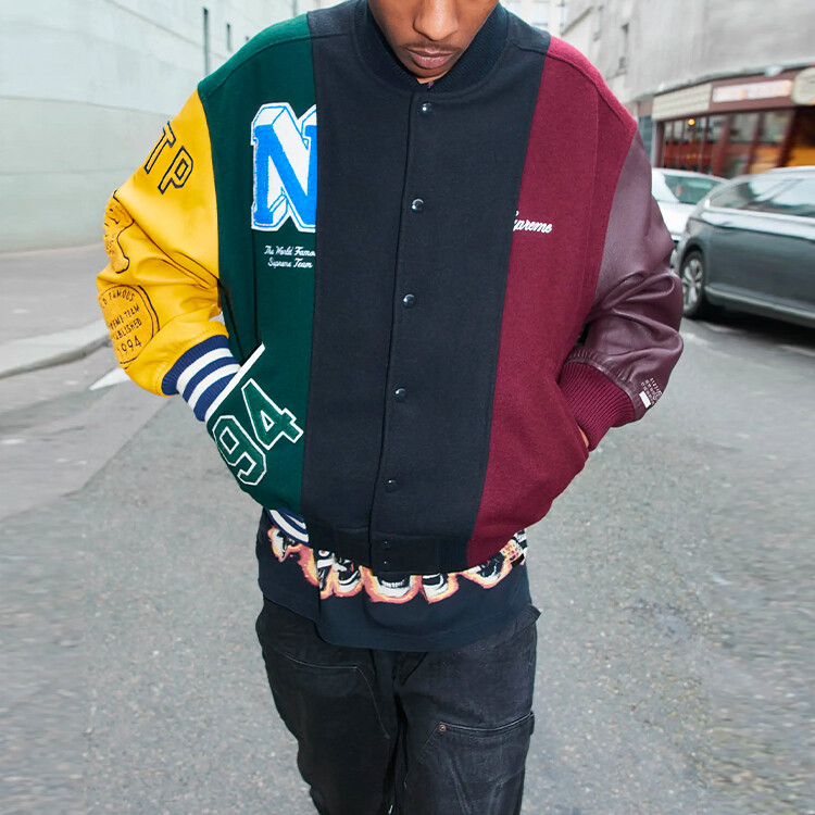 MM6 Maison Margiela Co-brand куртка унисекс многоцветная Supreme, цвет Multicolor — фото 4