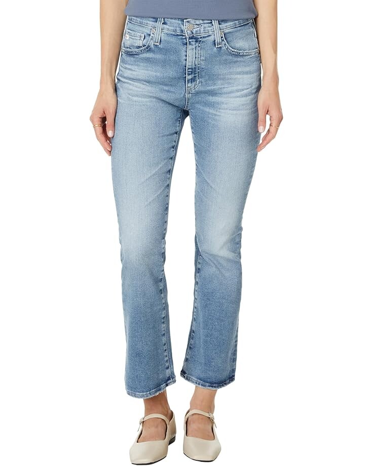 

Джинсы AG Jeans Farrah High Rise Crop Boot Jeans, цвет 20 Years Trifecta