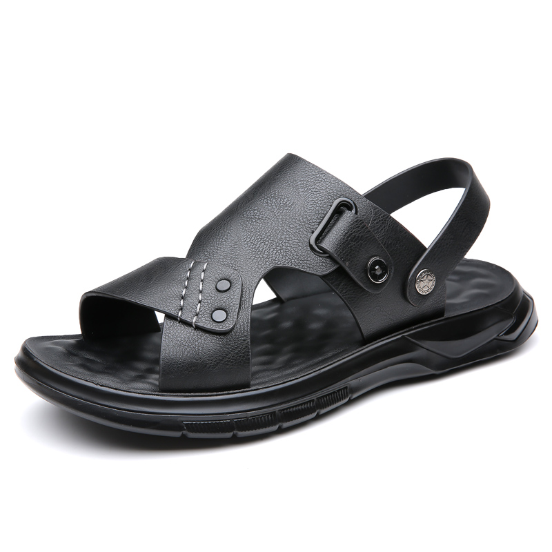 

POPULAR ROUSE PR Пляжные сандалии мужские черные, цвет Black