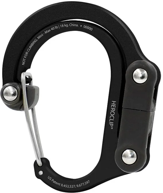 

Миниатюрный карабин HEROCLIP, Black