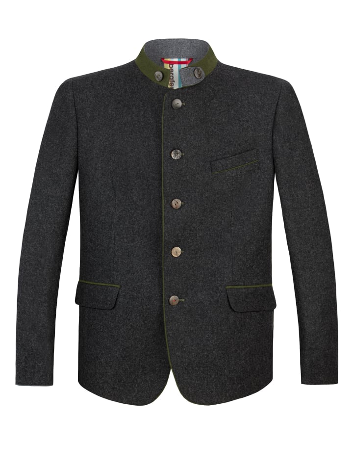 

Традиционная куртка Stockerpoint Luciano антрацитово-зеленого цвета