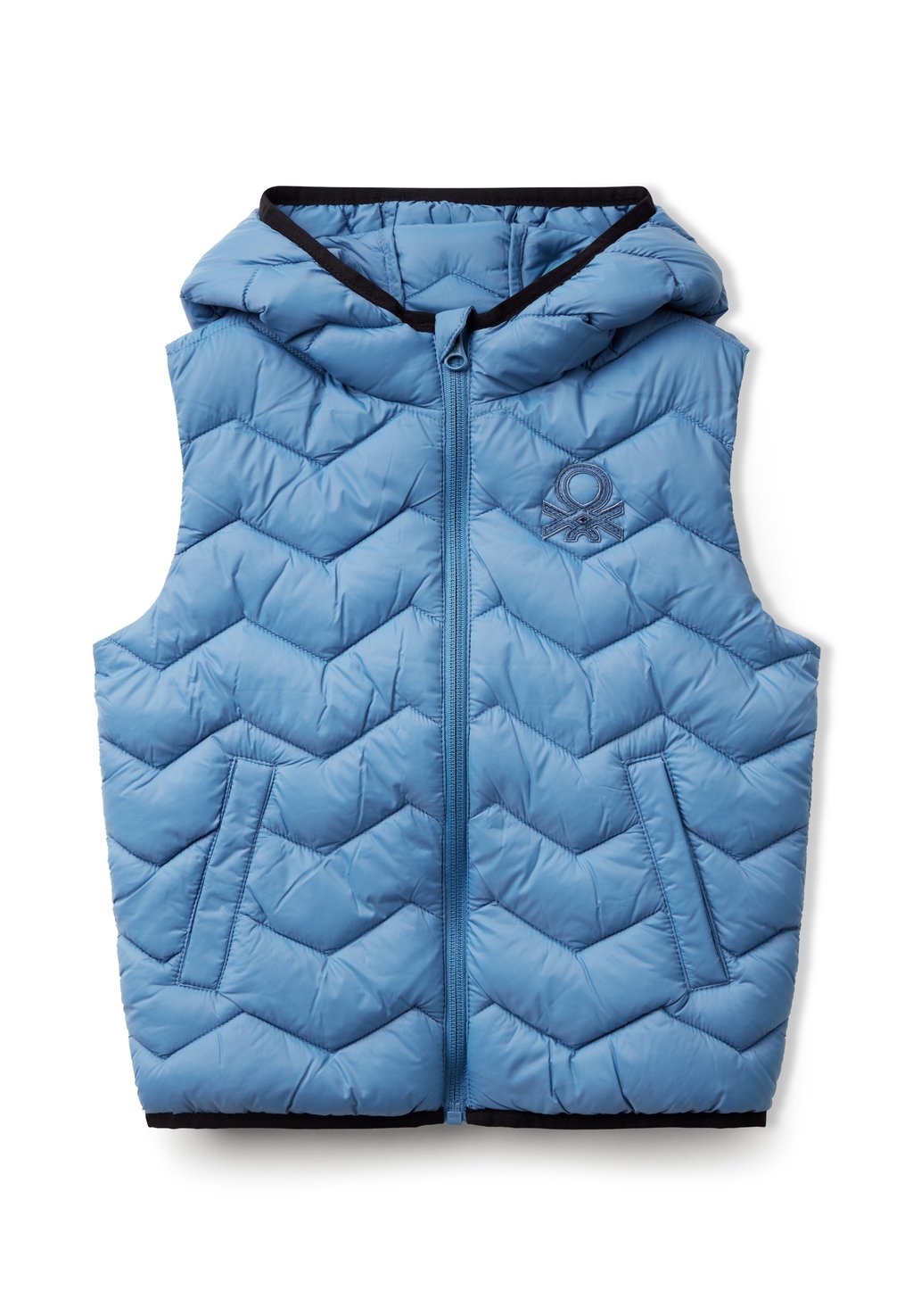 

Жилет PADDED WITH HOOD United Colors of Benetton, синий