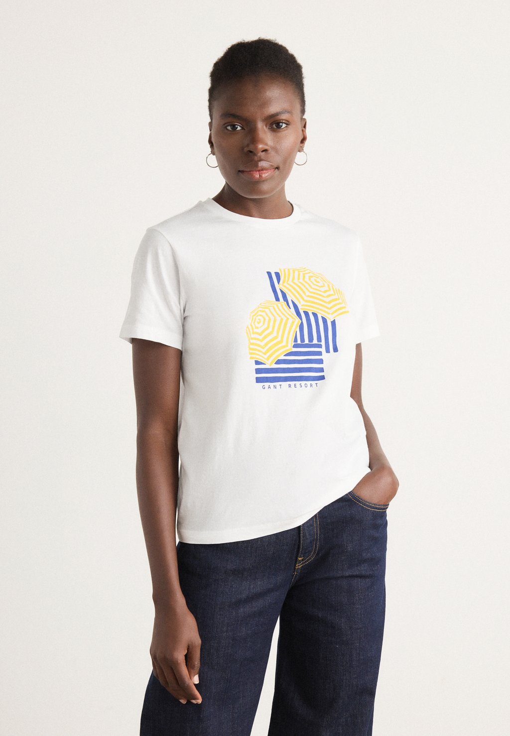 

Футболка с принтом GRAPHIC GANT, мультиколор