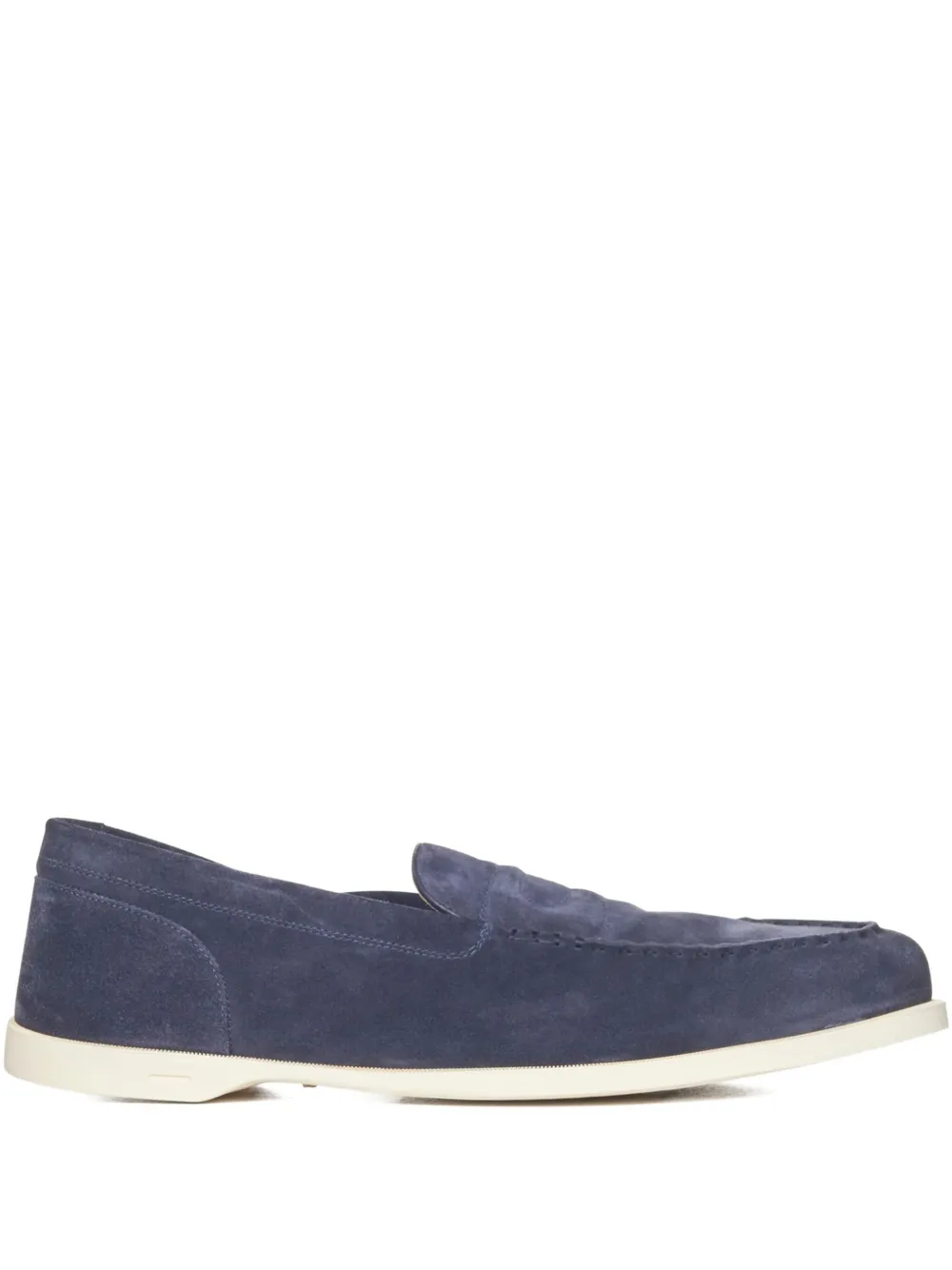 

Замшевые лоферы John Lobb, синий