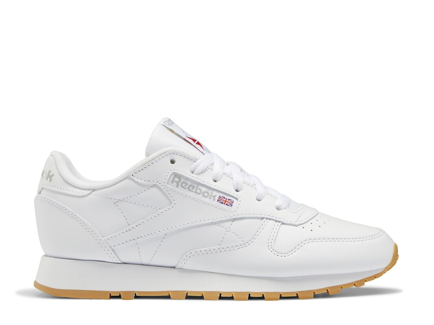 Кроссовки Reebok Classic Leather, белый/коричневый
