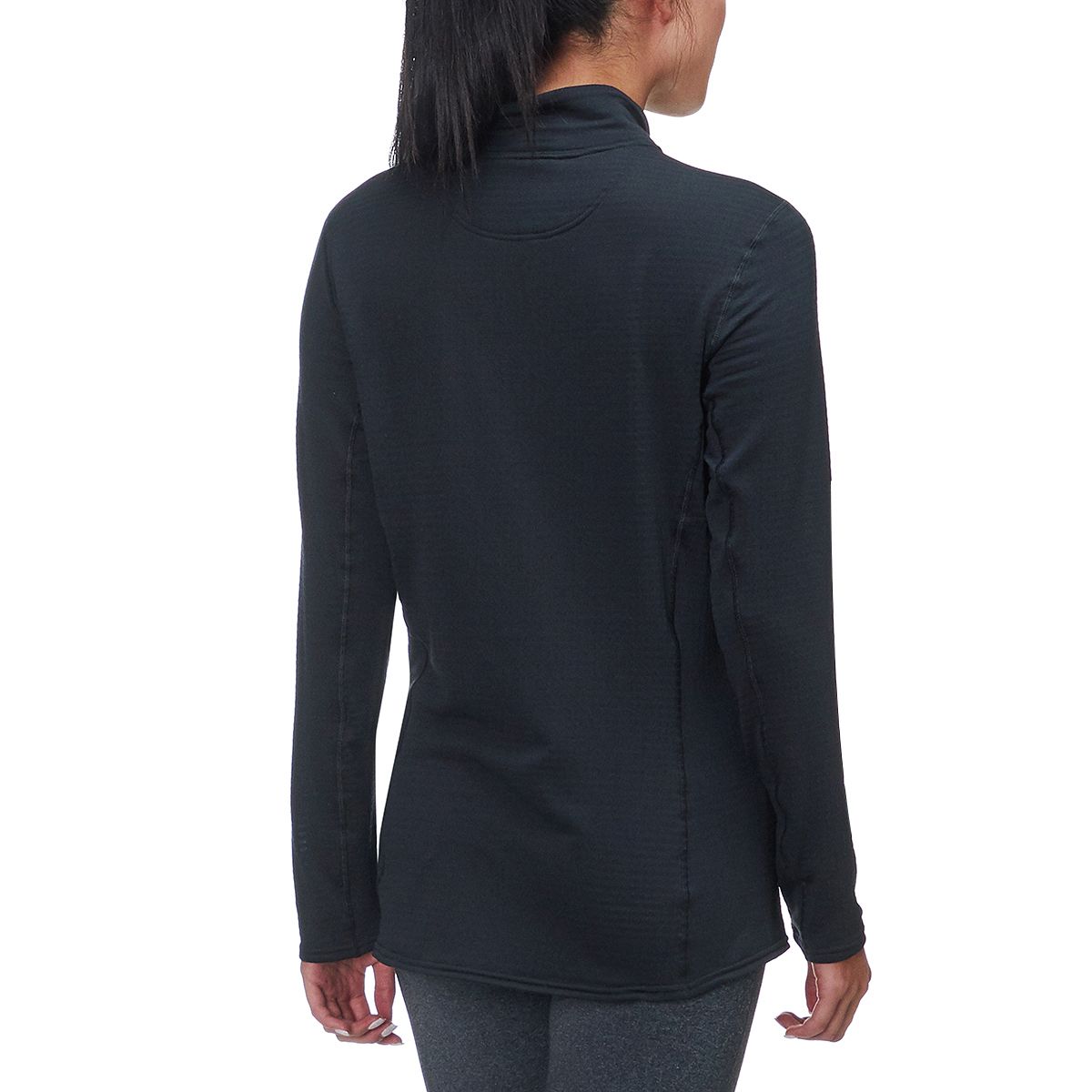 Термобелье с молнией на шее Capilene thermal weight zip-neck Patagonia, черный — фото 2