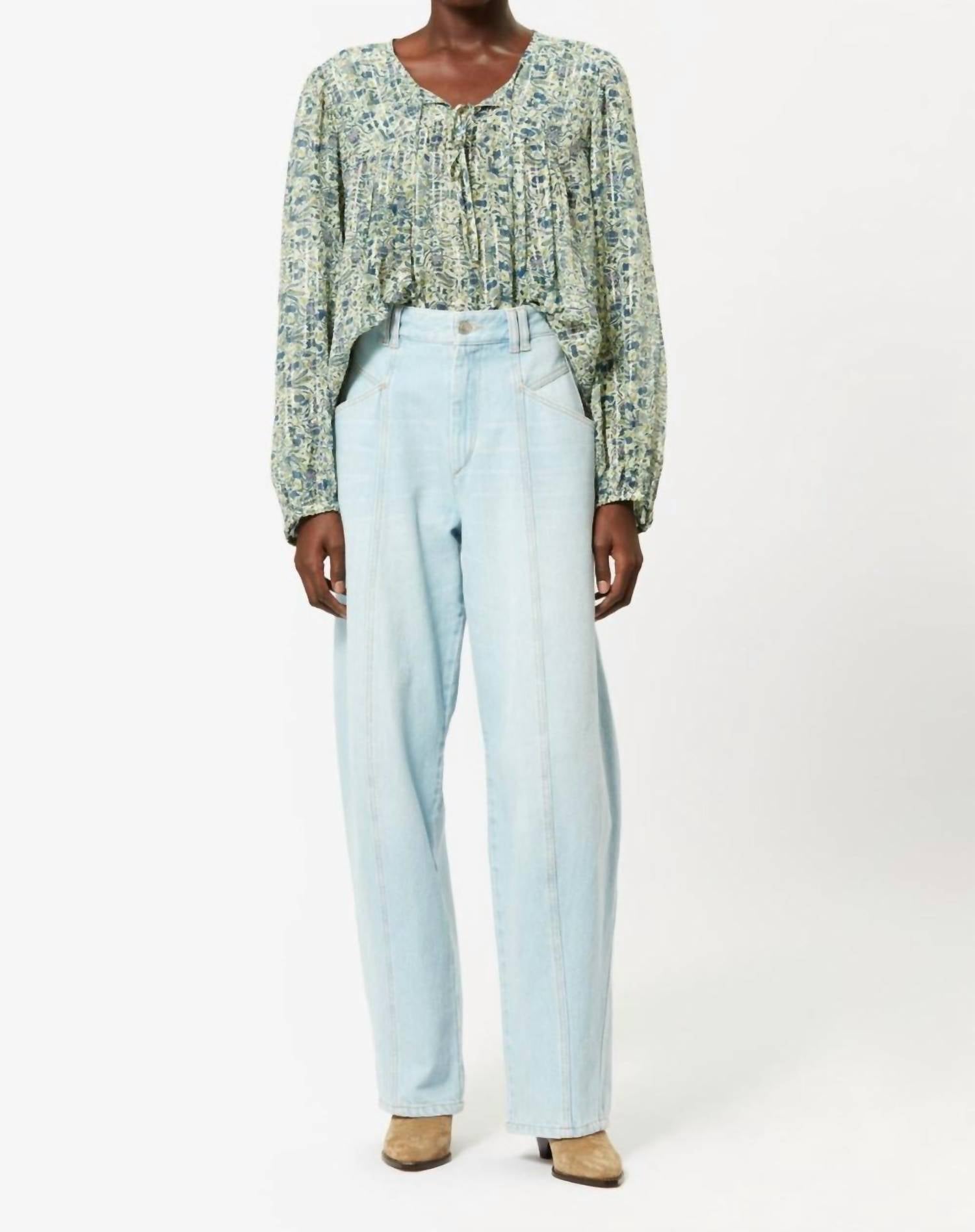 

Топ Ametissa синего цвета Isabel Marant