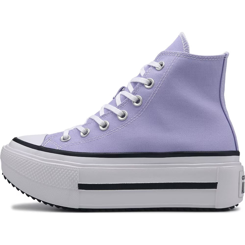 Кеды на двойной платформе Chuck Taylor Lift Double Stack High Top от Converse, purple violet heat — фото 3